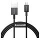 Дата кабель USB 2.0 AM to Micro 5P 1.0m 2A black Baseus (CAMYS-01)