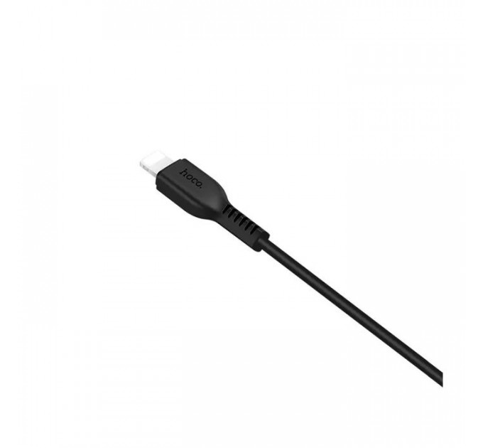 Дата кабель USB 2.0 AM to Lightning 1.0m 2.4A black HOCO (6957531061144)