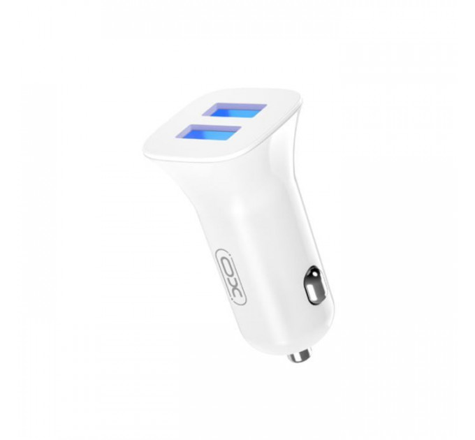 Зарядний пристрій XO 2xUSB 2.4A + cable USB to Micro 5P white (TZ10-M-WH)
