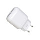 Зарядное устройство XO 2xUSB 2.4A + cable USB to Lightning white (L78-L-WH)