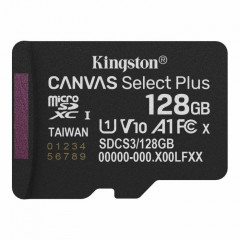 Карта пам/'яті Kingston 128GB microSDXC class 10 UHS-I V10 A1 Canvas Select Plus (SDCS3\/128GBSP)