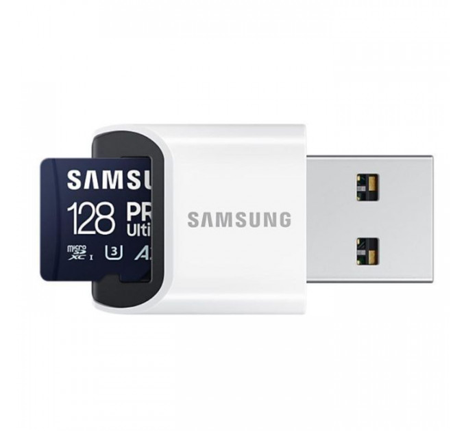 Карта памяти Samsung 128GB microSDXC class 10 UHS-I U3 V30 A2 Pro Ultimate (MB-MY128SB\/WW)