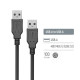 Дата кабель USB 2.0 AM\/AM 1.0m black ColorWay (CW-CBUU071-BK)