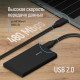 Дата кабель USB 2.0 AM\/AM 1.0m black ColorWay (CW-CBUU071-BK)