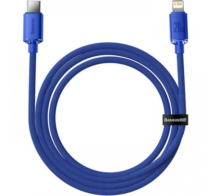 Дата кабель USB-C to Lightning 1.2m 20W blue Baseus (CAJY000203)