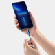 Дата кабель USB-C to Lightning 1.2m 20W blue Baseus (CAJY000203)