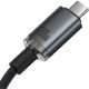 Дата кабеля USB-C to USB-C 1.5m 100W USB3.2 20Gb black Baseus (P10318204111-00)