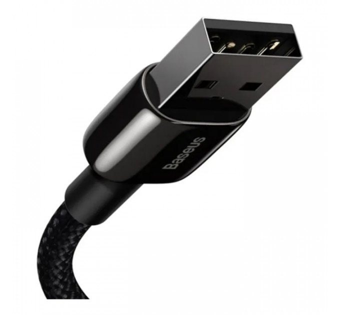 Дата кабель USB 2.0 AM to Lightning 1.0m 2.4A black Baseus (CALWJ-01)