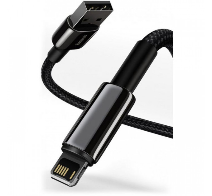 Дата кабель USB 2.0 AM to Lightning 2.0m 2.4A black Baseus (CALWJ-A01)
