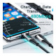 Дата кабеля USB-C to USB-C 2.0m 100W Digital Display black Essager (ES-XCTT1-YDA01)