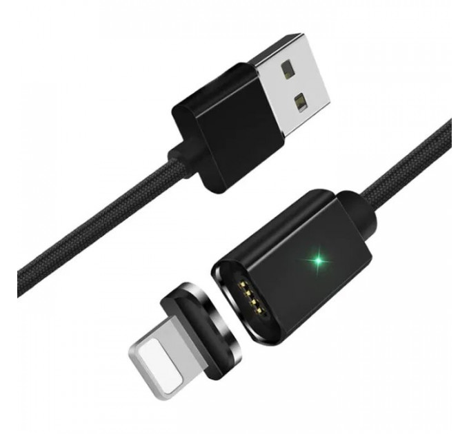 Дата кабель USB 2.0 AM to Lightning Magnetic black Essager (EXCCXL-ML01)