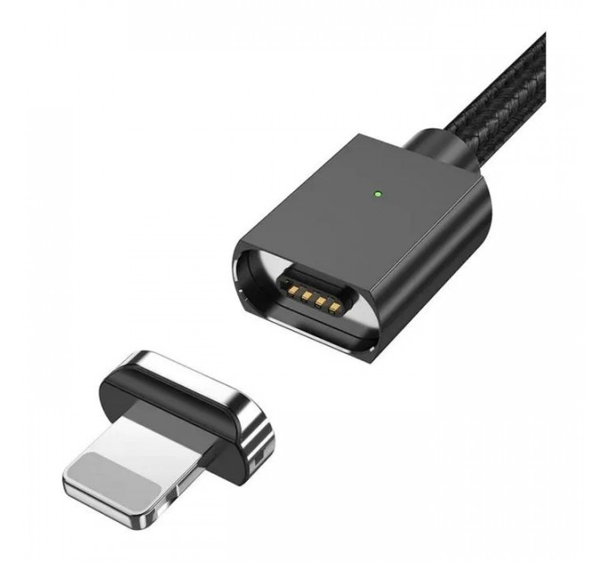 Дата кабель USB 2.0 AM to Lightning Magnetic black Essager (EXCCXL-ML01)