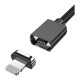 Дата кабель USB 2.0 AM to Lightning Magnetic black Essager (EXCCXL-ML01)