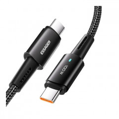 Дата кабель USB-C to USB-C 0.5m 100W black Essager (EXCTT1-CGB01)