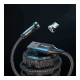 Дата кабель USB 2.0 AM to Micro 5P 1.0m magnetic black Essager (EXCCXM-WC0G)