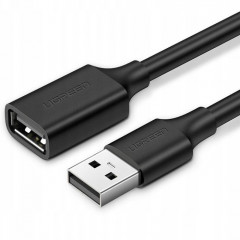 Дата кабель USB 2.0 AM\/AF 1.0m US103 black Ugreen (10314)