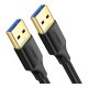 Дата кабель USB 3.0 AM\/AM 2.0m US128 black Ugreen (10371)