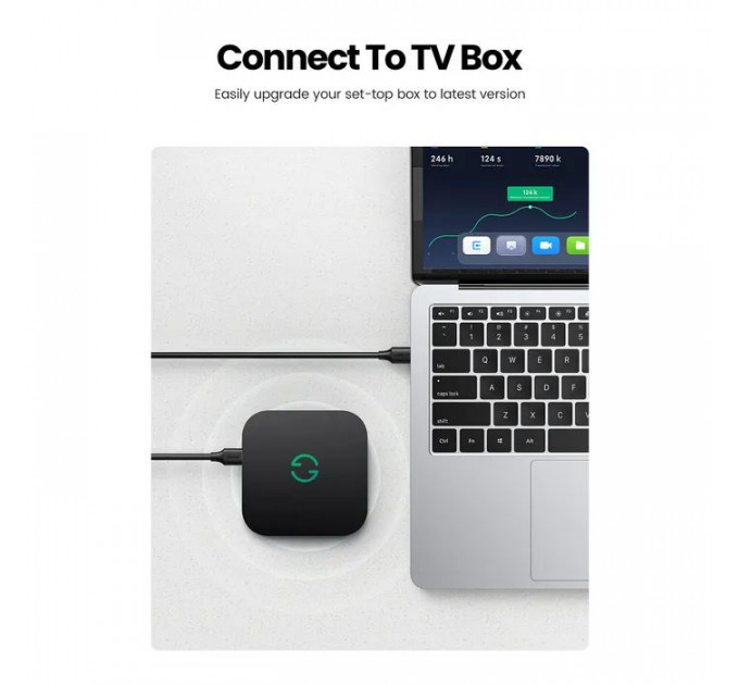 Дата кабель USB 3.0 AM\/AM 2.0m US128 black Ugreen (10371)