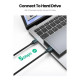 Дата кабель USB 3.0 AM\/AM 2.0m US128 black Ugreen (10371)