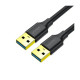 Дата кабель USB 3.0 AM\/AM 3.0m US128 black Ugreen (90576)