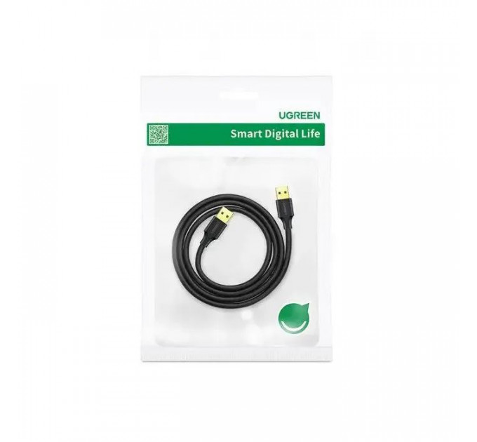 Дата кабель USB 3.0 AM\/AM 3.0m US128 black Ugreen (90576)