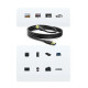 Дата кабель USB 3.0 AM\/AM 3.0m US128 black Ugreen (90576)