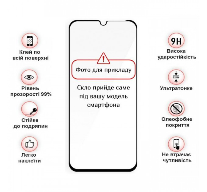 Скло захисне BeCover Poco C85 4G Black (714366)