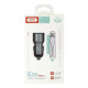 Зарядний пристрій XO 1xUSB + cable USB to Lightning TZ09 gray (6920680873517)