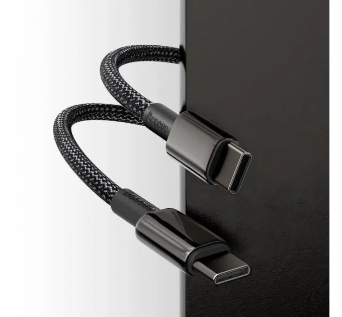 Дата кабель USB-C to USB-C 1.0m 100W black Baseus (CATWJ-01)