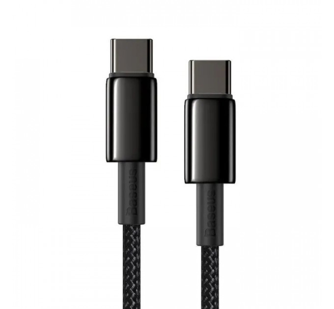 Дата кабель USB-C to USB-C 1.0m 100W black Baseus (CATWJ-01)
