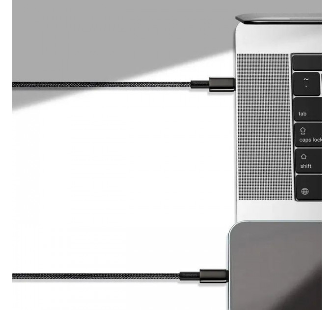 Дата кабель USB-C to USB-C 1.0m 100W black Baseus (CATWJ-01)