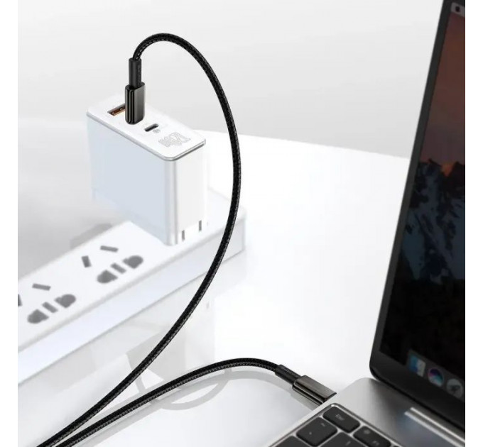 Дата кабель USB-C to USB-C 1.0m 100W black Baseus (CATWJ-01)