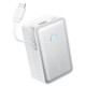 Батарея универсальная Anker Nano 10000mAh, 45W, Built-In USB-C Cable, white (A1638H21)