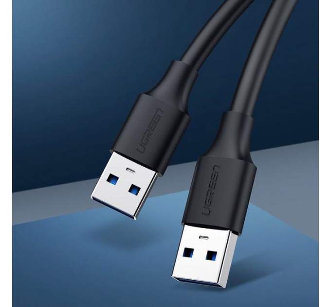 Дата кабель USB 2.0 AM\/AM 1.0m black Ugreen (10309)
