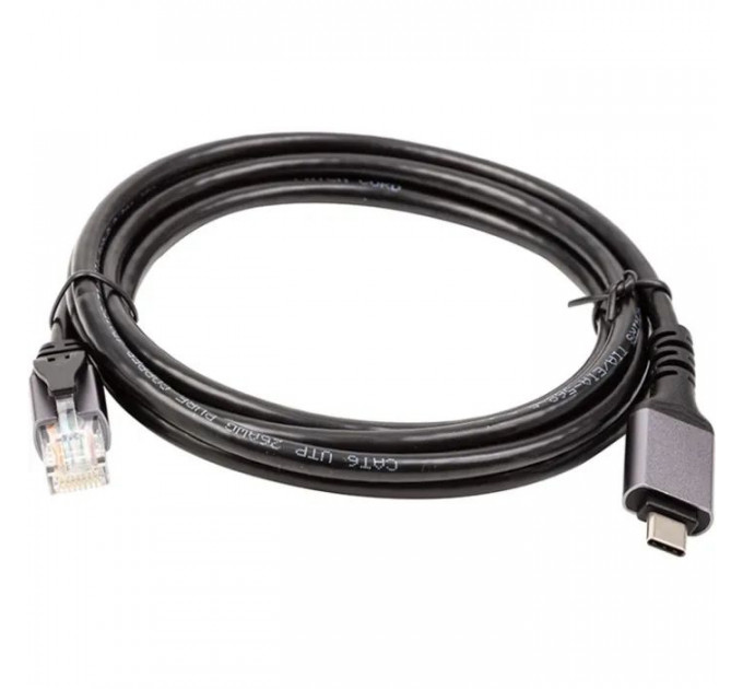 Дата кабель USB-C to RJ45 Ethernet 2.0m PowerPlant (CA914920)