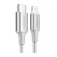 Дата кабель USB-C to Lightning 1.0m 3A 60W US304 white Ugreen (70523)