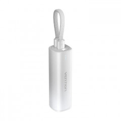 Батарея універсальна VENTION 5000mAh 20W PD, USB-C In\/Out, Lightning In\/Out, with cable, Gradient Gray (FHWM0)