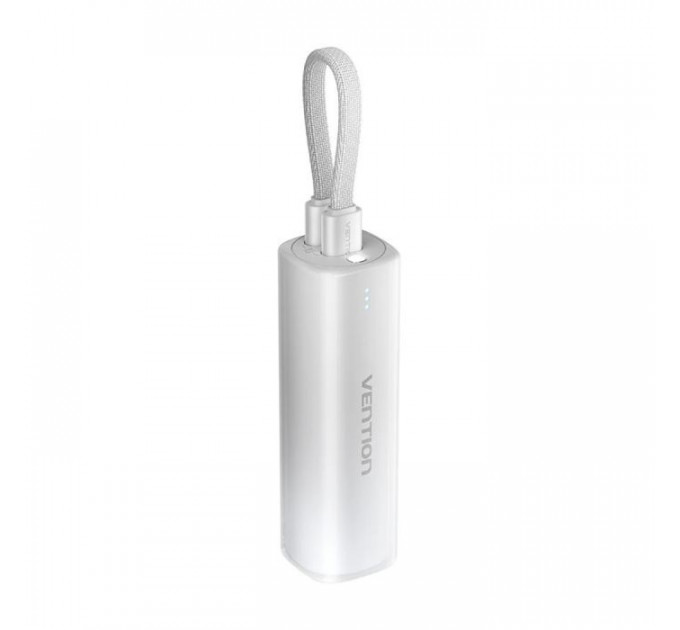 Батарея універсальна VENTION 5000mAh 20W PD, USB-C In\/Out, Lightning In\/Out, with cable, Gradient Gray (FHWM0)