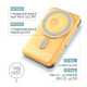 Батарея універсальна ColorWay 10 000 mAh PD\/22.5W, 15W MagSafe & Watch Wireless Amber (CW-PB100LPA2Y-WPDD)