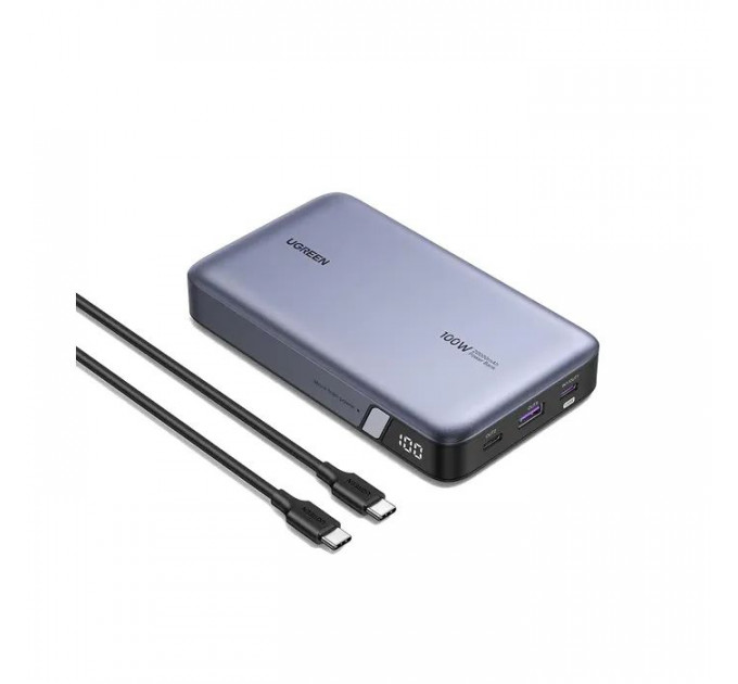 Батарея универсальная Ugreen 20000mAh 100W Two-way Fast Charging (PB720 25188)