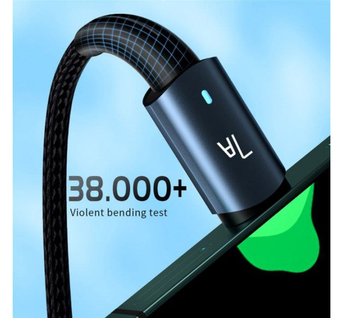 Дата кабель USB 2.0 AM to USB-C 1.0m 7A 100W blue Essager (EXC7A-CG03-P)