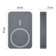 Батарея універсальна EMOS 10000mAh WI1046, 20W, Wireless, grey (B0551GY)