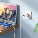 Дата кабель USB 2.0 AM to Lightning silicone BX83 white BOROFONE (6974443386363)