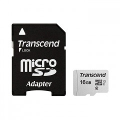 Карта пам/'яті Transcend 16GB microSDHC class 10 UHS-I U1 (TS16GUSD300S-A)