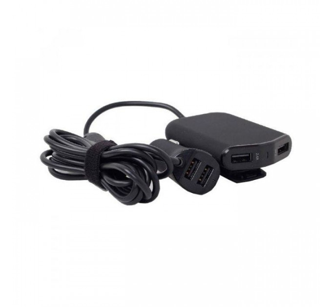 Зарядний пристрій EnerGenie car 4xUSB 9.6 А (EG-4U-CAR-01)