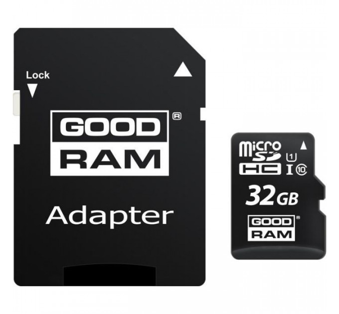 Карта памяти Goodram 32GB microSDHC Class 10 (M1AA-0320R12) Карта памяти Goodram 32GB microSDHC Class 10 (M1AA-0320R12)
