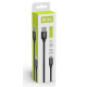 Дата кабель USB 2.0 AM to Micro 5P 1.0m black ColorWay (CW-CBUM002-BK)