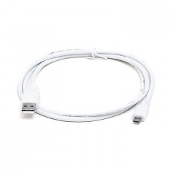 Дата кабель USB 2.0 AM to Micro 5P 0.6m Pro white REAL-EL (EL123500022)