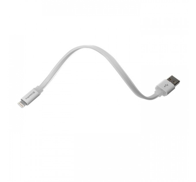 Дата кабель USB 2.0 AM to Lightning 0.25m white ColorWay (CW-CBUM-LM25W)