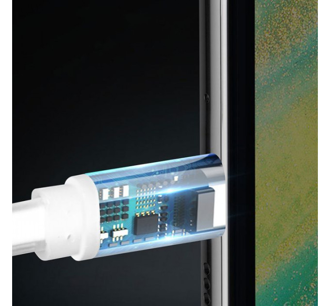 Дата кабель USB 2.0 AM to Lightning 0.25m white ColorWay (CW-CBUM-LM25W)